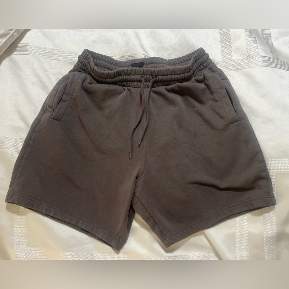 H&M Men's Brownish-Grey Athletic Shorts